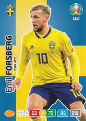 Forsberg Emil 2020 Panini Adrenalyn XL EURO #329