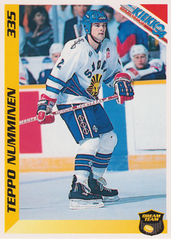 Numminen Teppo 1994 Finnish Jää Kiekko Dream Team #335