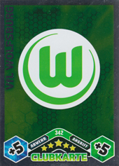 Wolfsburg 10-11 Topps Match Attax BL Clubkarte #342