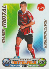 Mintál Marek 09-10 Topps Match Attax BL Matchwinner #368