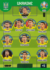 Ukraine 2020 Panini Adrenalyn XL EURO Line-Up #369