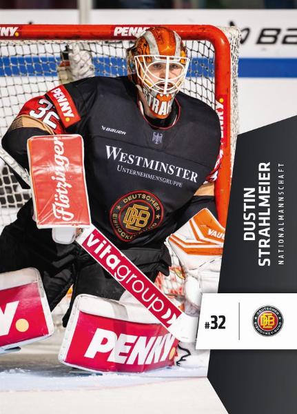 Strahlmeier Dustin 22-23 Playercards DEL Nationalmannschaft #377