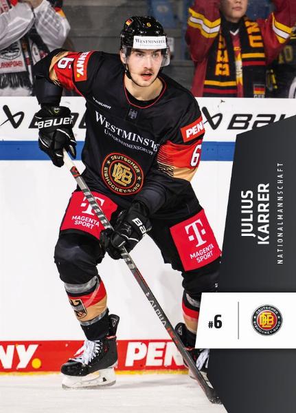 Karrer Julius 22-23 Playercards DEL Nationalmannschaft #381