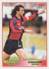 Signorini Gianluca 1992 Score Italian League I Capitani #383