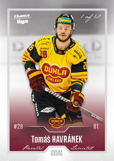 Havránek Tomáš 22-23 GOAL Cards Chance liga Silver #407