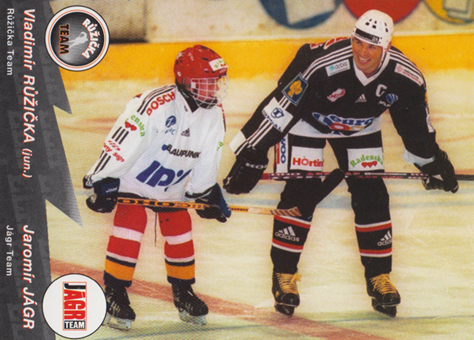 Růžička Jágr 00-01 OFS Cards #417