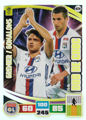 Grenier Gonalons 16-17 Panini Adrenalyn XL Ligue 1 Duo de Choc #424