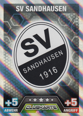 Sandhausen 14-15 Topps Match Attax BL Clubkarte #436