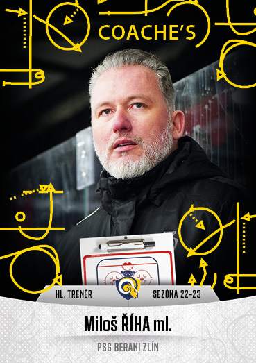 Říha Miloš 22-23 GOAL Cards Chance liga Coaches #C-44