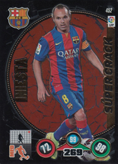 Iniesta Andrés 14-15 Panini Adrenalyn XL Liga BBVA Súper Crack #452