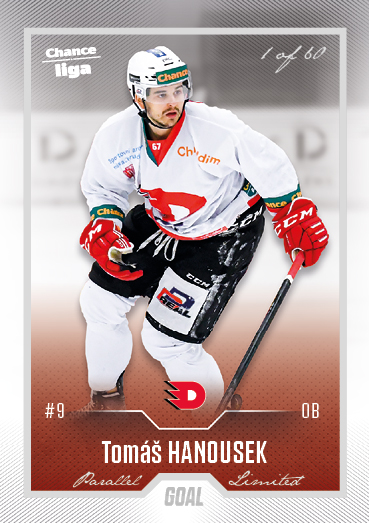 Hanousek Tomáš 22-23 GOAL Cards Chance liga Silver #474