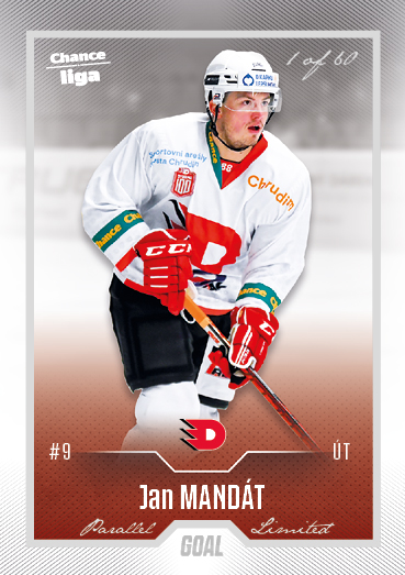 Mandát Jan 22-23 GOAL Cards Chance liga Silver #476