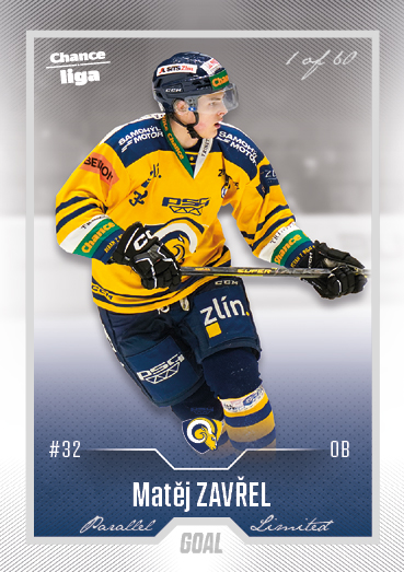 Zavřel Matěj 22-23 GOAL Cards Chance liga Silver #494