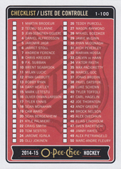 Checklist 14-15 O-Pee-Chee #496