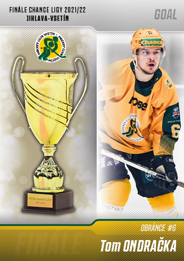 Ondračka Tom 22-23 GOAL Cards Chance liga Finále 2022 #FV-5