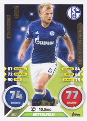 Geis Johannes 16-17 Topps Match Attax Extra BL Freistoss-Spezialist #557