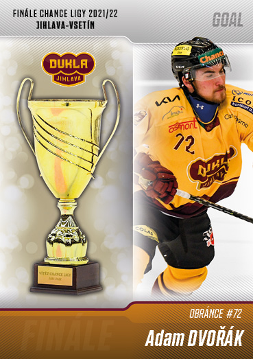 Dvořák Adam 22-23 GOAL Cards Chance liga Finále 2022 #FJ-6