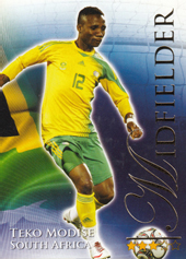 Modise Teko 10-11 Futera World Football #609