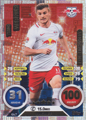 Werner Timo 16-17 Topps Match Attax Extra BL Club-Einhundert #647