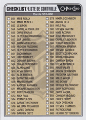 Checklist 16-17 O-Pee-Chee #660
