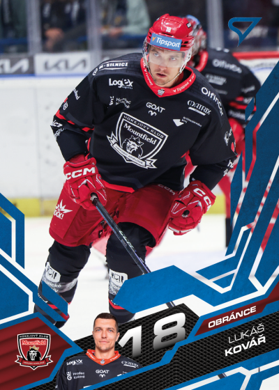 Kovář Lukáš 25-26 Tipsport Extraliga Blue #57