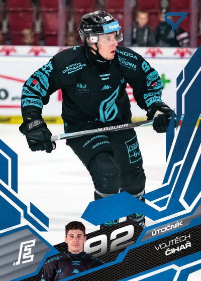 Čihař Vojtěch 25-26 Tipsport Extraliga Blue #82