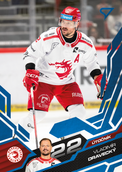 Dravecký Vladimír 25-26 Tipsport Extraliga Blue #136