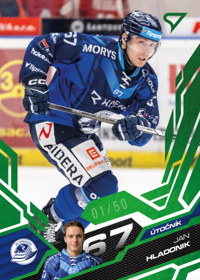 Hladonik Jan 25-26 Tipsport Extraliga Green #209