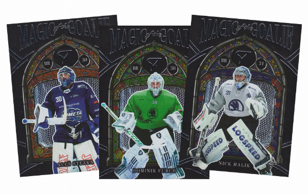 Kompletní set 25-26 Tipsport Extraliga Magic of the Goalie #MG01-MG18