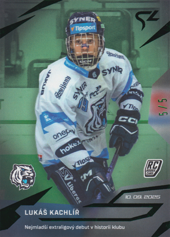 Kachlíř Lukáš 25-26 Tipsport Extraliga LIVE Green #L-02