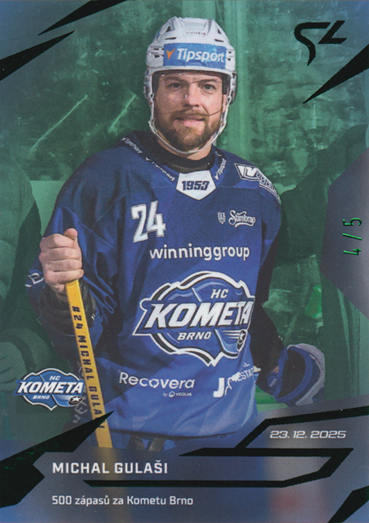 Gulaši Michal 25-26 Tipsport Extraliga LIVE Green #L-21