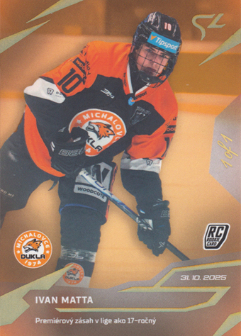 Matta Ivan 25-26 Tipsport Liga LIVE Gold #L-13