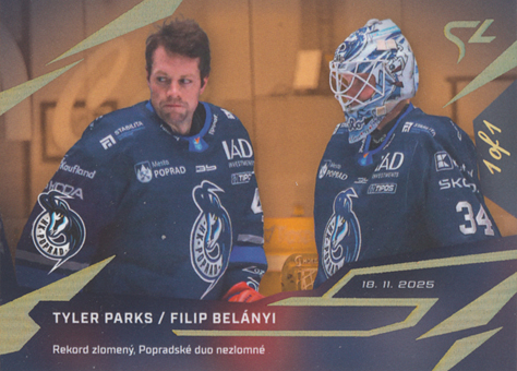 Parks Belányi 25-26 Tipsport Liga LIVE Gold #L-18