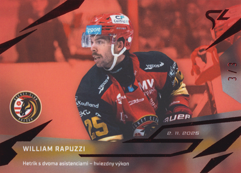 Rapuzzi William 25-26 Tipsport Liga LIVE Red #L-15