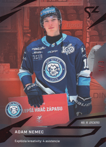 Nemec Adam 25-26 Tipsport Liga LIVE Red #L-17