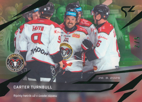 Turnbull Carter 25-26 Tipsport Liga LIVE Green #L-06