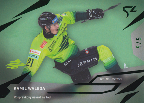 Wałęga Kamil 25-26 Tipsport Liga LIVE Green #L-22