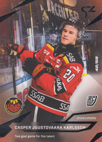 Juustovaara Karlsson Casper 25-26 SHL LIVE #L-09