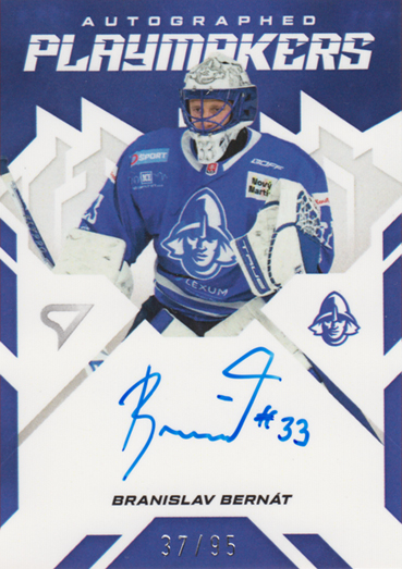 Bernát Branislav 25-26 Slovenská hokejová liga Autographed Playmakers #AP-BB
