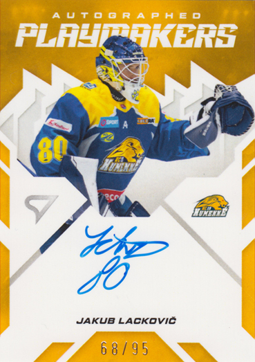 Lackovič Jakub 25-26 Slovenská hokejová liga Autographed Playmakers #AP-JL