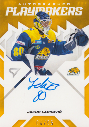 Lackovič Jakub 25-26 Slovenská hokejová liga Autographed Playmakers #AP-JL