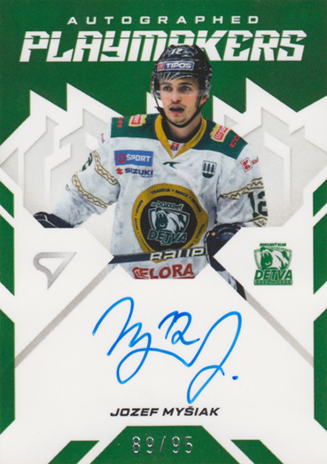Myšiak Jozef 25-26 Slovenská hokejová liga Autographed Playmakers #AP-JM