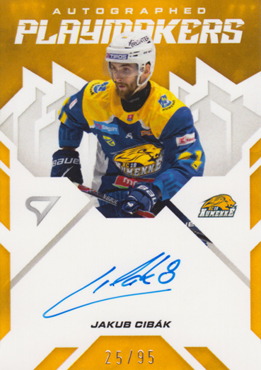 Cibák Jakub 25-26 Slovenská hokejová liga Autographed Playmakers #AP-JP