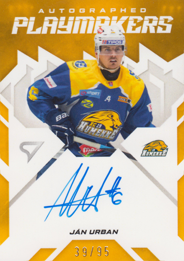 Urban Ján 25-26 Slovenská hokejová liga Autographed Playmakers #AP-JU
