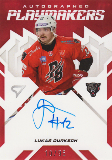 Ďurkech Lukáš 25-26 Slovenská hokejová liga Autographed Playmakers #AP-LD