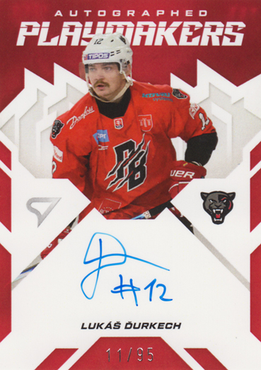 Ďurkech Lukáš 25-26 Slovenská hokejová liga Autographed Playmakers #AP-LD
