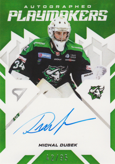 Dubek Michal 25-26 Slovenská hokejová liga Autographed Playmakers #AP-MD