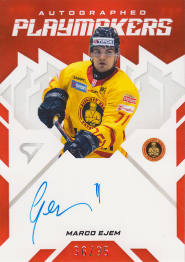 Ejem Marco 25-26 Slovenská hokejová liga Autographed Playmakers #AP-ME