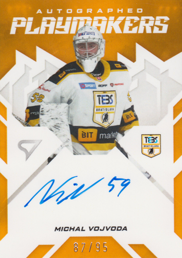 Vojvoda Michal 25-26 Slovenská hokejová liga Autographed Playmakers #AP-MV