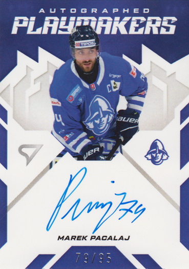 Pacalaj Marek 25-26 Slovenská hokejová liga Autographed Playmakers #AP-PA